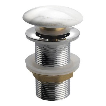 Sapho - Click-Clack slivnik za umivaonik DALMA, prečnik 6,7 cm, Carrara