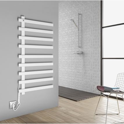 Sapho - Električni sušač peškira ELCOR 128 W, 92 x 48 cm, mat bela