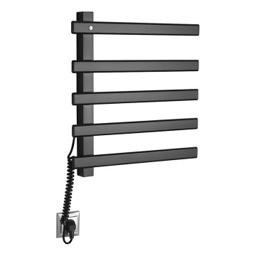 Sapho - Električni sušač peškira ELCOR 63W 48x52 cm mat crna