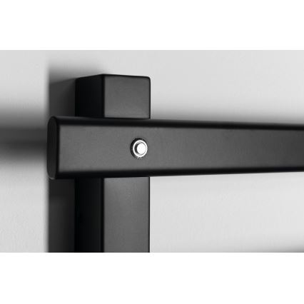 Sapho - Električni sušač peškira ELCOR 63W 48x52 cm mat crna