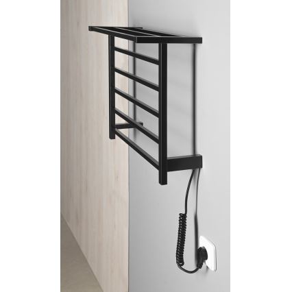 Sapho - Električni sušač peškira ELZOR 60W/230V 47x50 cm mat crne boje