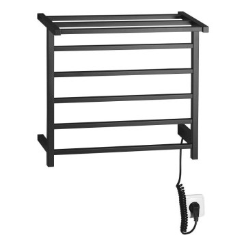 Sapho - Električni sušač peškira ELZOR 60W 47x50 cm mat crne boje