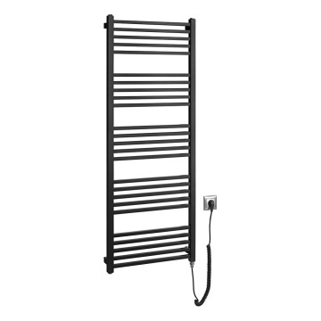 Sapho - Električni sušač peškira METRO-E 500W 134x50 cm mat crne boje