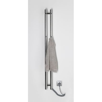 Sapho - Električni sušač peškira PAPINADO 40W 120x11 cm sjajni hrom