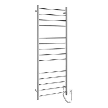 Sapho - Električni sušač peškira REDONDO 130W/230V 150 cm, sjajni hrom, desni, okrugli