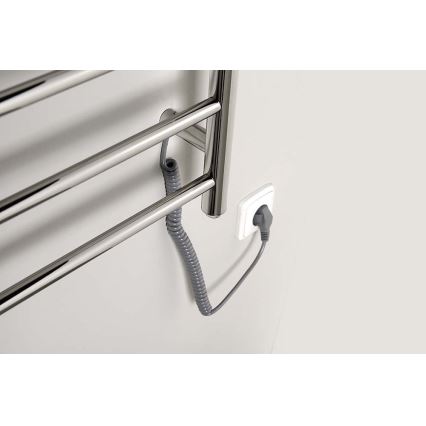 Sapho - Električni sušač peškira REDONDO 130W/230V 63x116 cm sjajni hrom