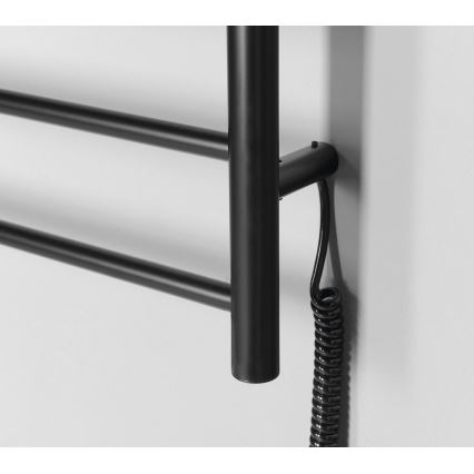 Sapho - Električni sušač peškira REDONDO 75W/230V 50x90 cm mat crna