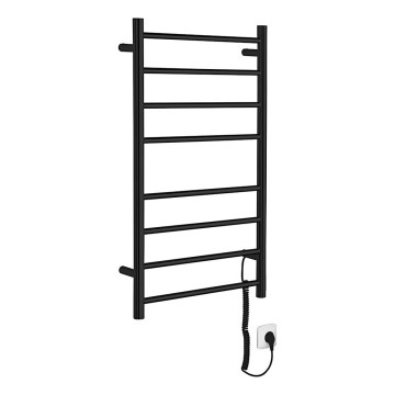 Sapho - Električni sušač peškira REDONDO 75W 90x50 cm mat crna