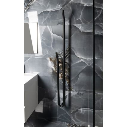 Sapho - Električni sušač peškira DUOPASSO sa tajmerom, 45 W, 170 x 12 cm, mat crna