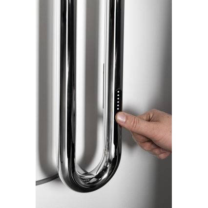 Sapho - Električni sušač peškira sa tajmerom DUOPASSO 45W 170x12 cm sjajni hrom