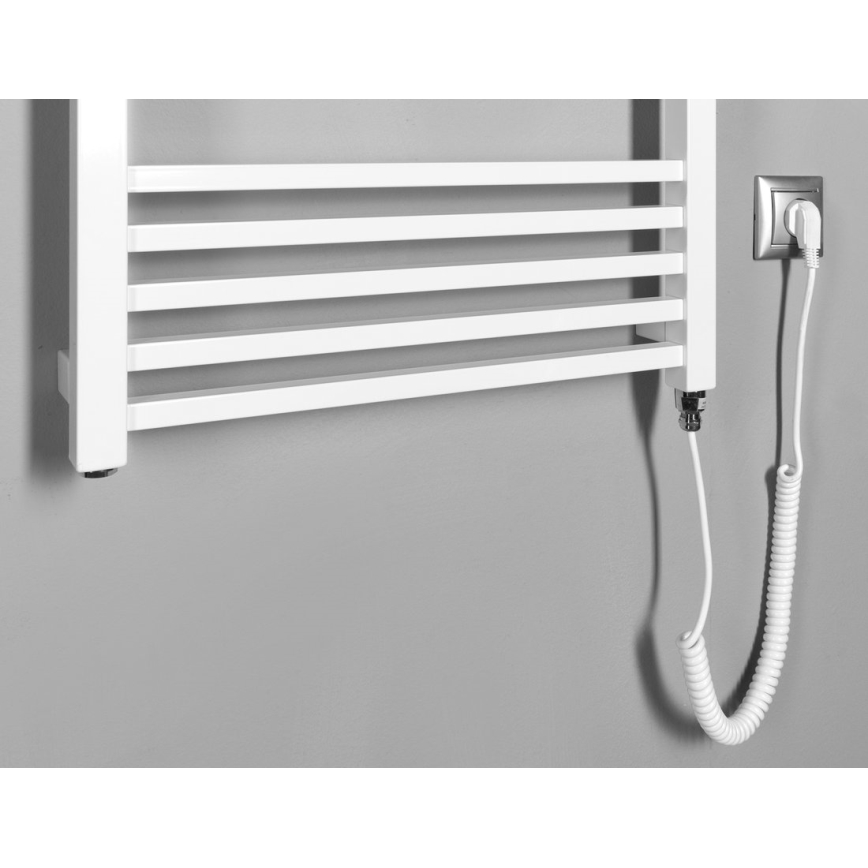 Sapho - Električni sušač za peškire METRO-E 400W/230V 50x106 cm bela