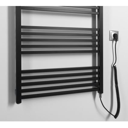 Sapho - Električni sušač za peškire METRO-E 800W 162x60 cm mat crna