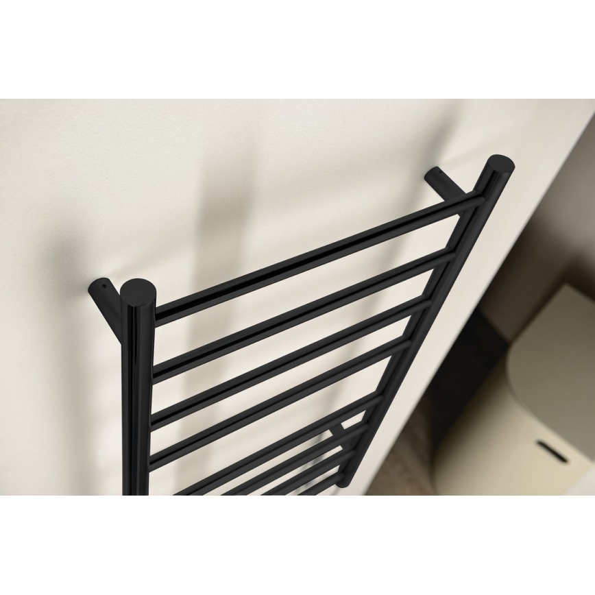 Sapho - Električni sušač za peškire REDONDO 130Wn116x63 cm mat crna