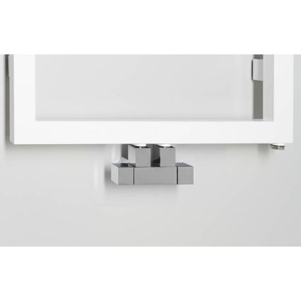 Sapho - Komplet priključnih ventila za središnje priključenje CUBE TWIN, sjajni hrom
