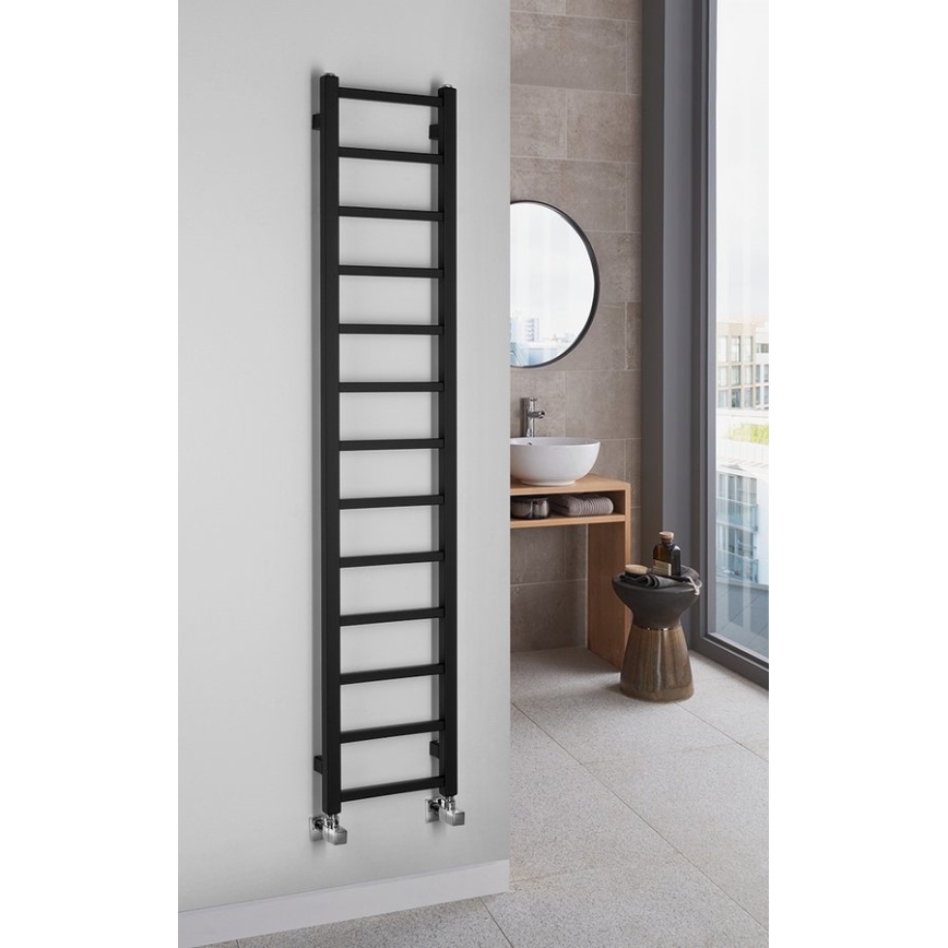 Sapho - Kupaonski radijator METRO LIGHT 276W 30x150 cm mat crne boje