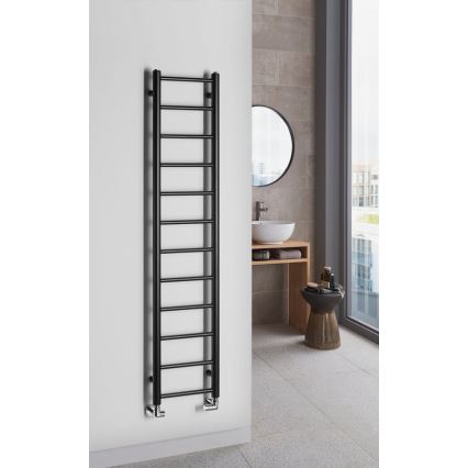 Sapho - Kupatilski radijator DINA 138x30 cm mat crne boje