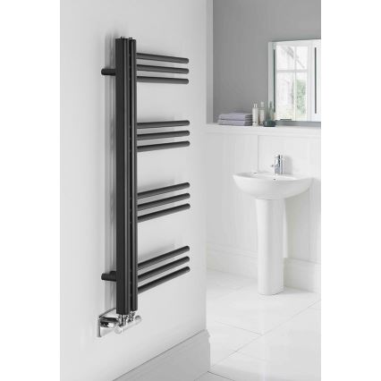 Sapho - Kupatilski radijator DORLION 300W/230V 50x90 cm mat crni