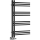 Sapho - Kupatilski radijator DORLION 90x50 cm mat crna