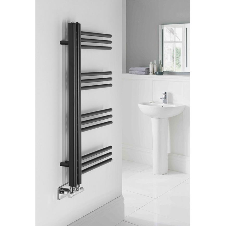 Sapho - Kupatilski radijator DORLION 90x50 cm mat crna