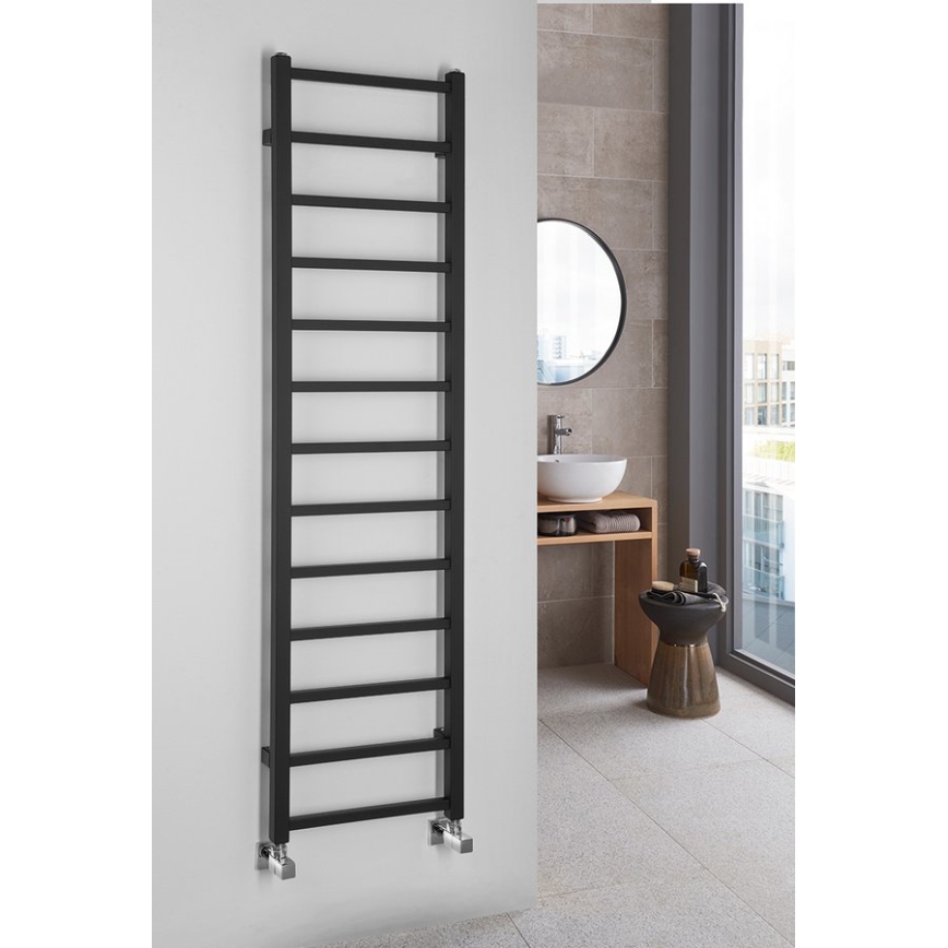 Sapho - Kupatilski radijator METRO DOS 150x40 cm mat crne boje