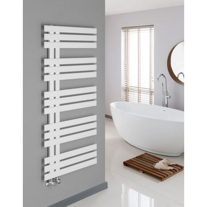Sapho - Kupatilski radijator SILVANA 123x50 cm beli