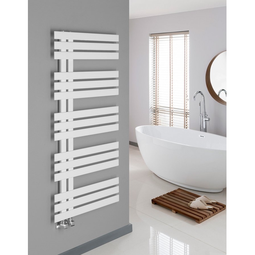 Sapho - Kupatilski radijator SILVANA 123x50 cm beli