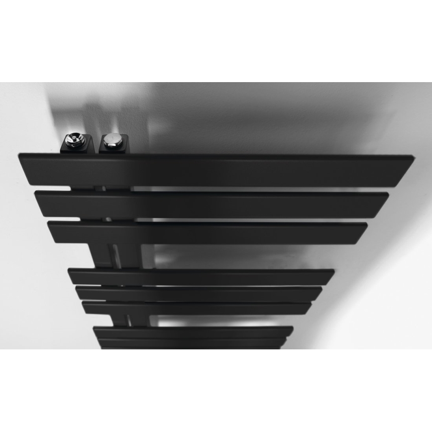 Sapho - Kupatilski radijator SILVANA 124x50 cm, mat crne boje