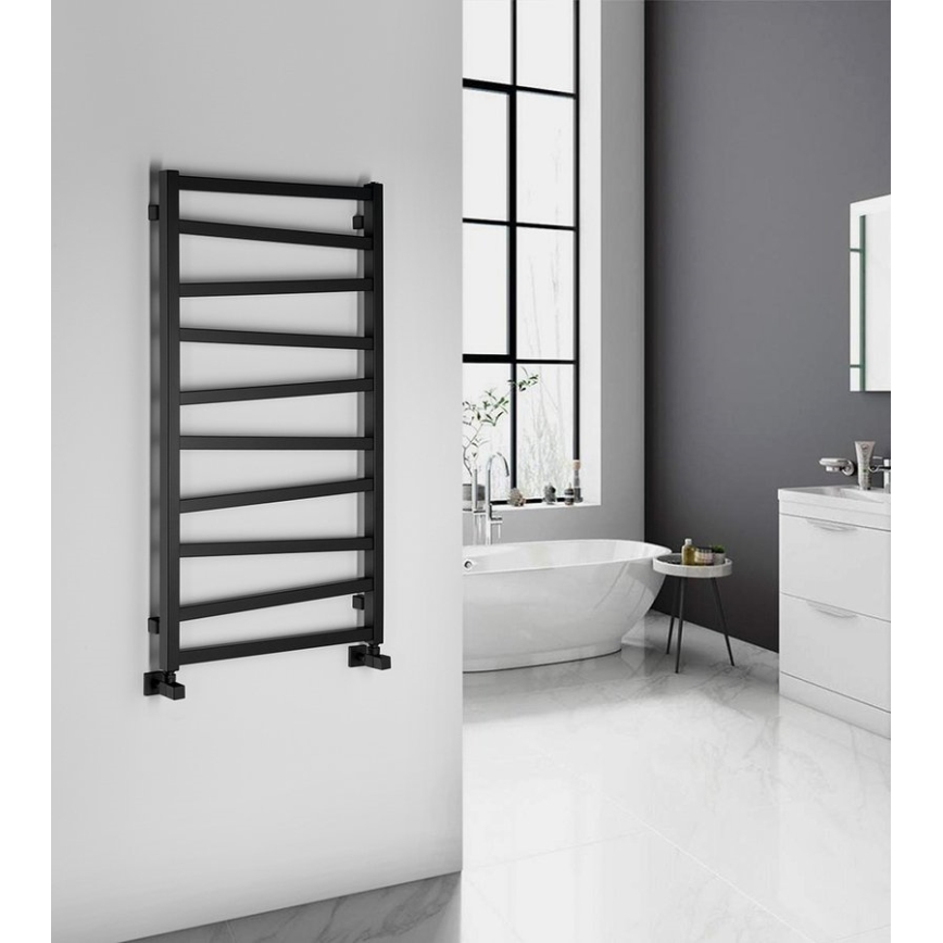 Sapho - Kupatilski radijator ZIG 110x60 cm, crne boje
