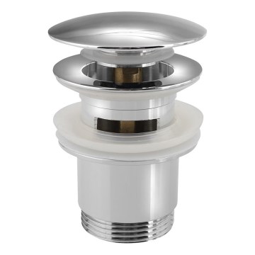 Sapho - Odliv za umivaonik prečnika 6,7 cm, sjajni hrom