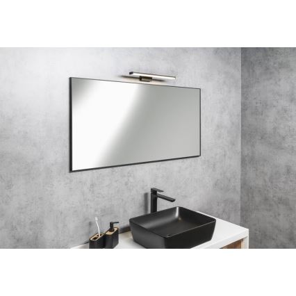 Sapho - Ogledalo u okviru AROWANA 50x80, mat crne boje
