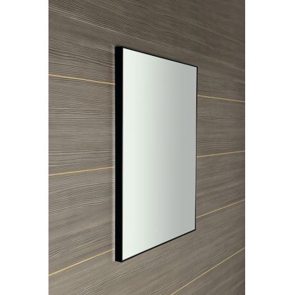 Sapho - Ogledalo u okviru AROWANA 50x80, mat crne boje
