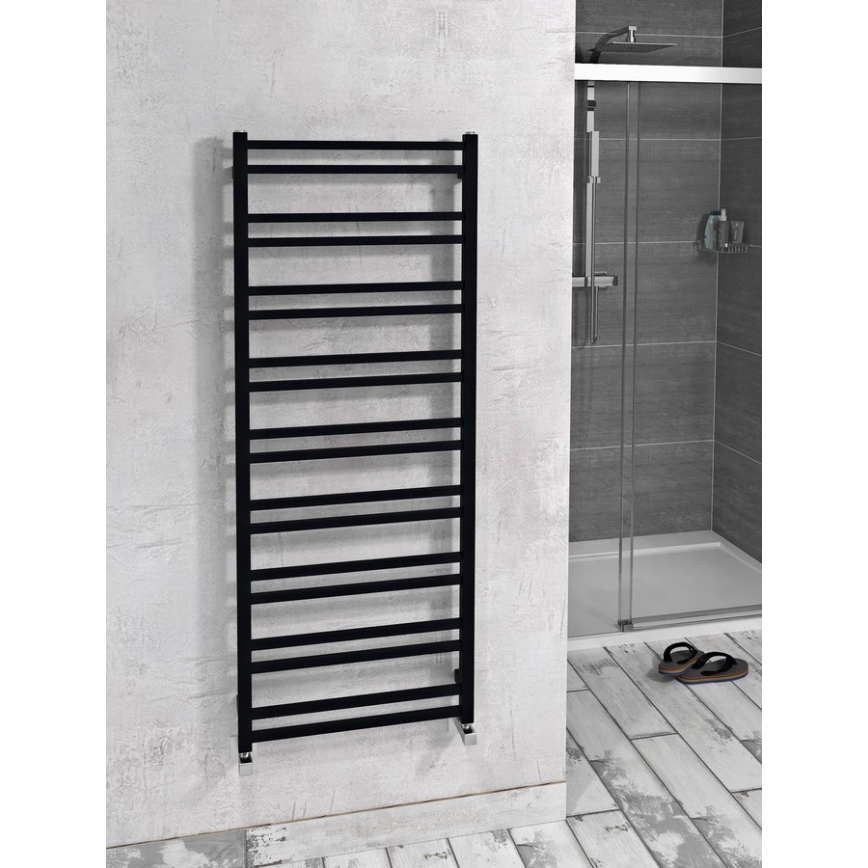 Sapho - Radijator za kupatilo METRO DOS 143x55 cm, mat crne boje