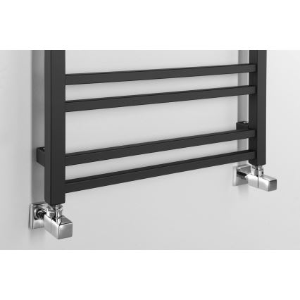 Sapho - Radijator za kupatilo METRO DOS 143x55 cm, mat crne boje
