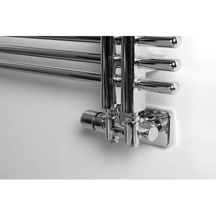 Sapho - Priključni termostatski set za centralno priključenje TWIN COMBI levi/sjajni hrom