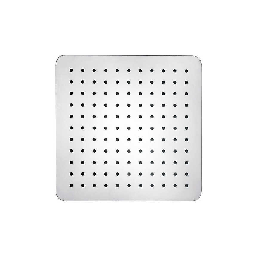 Sapho - Tuš glava SLIM 25x25 cm, polirana od nerđajućeg čelika