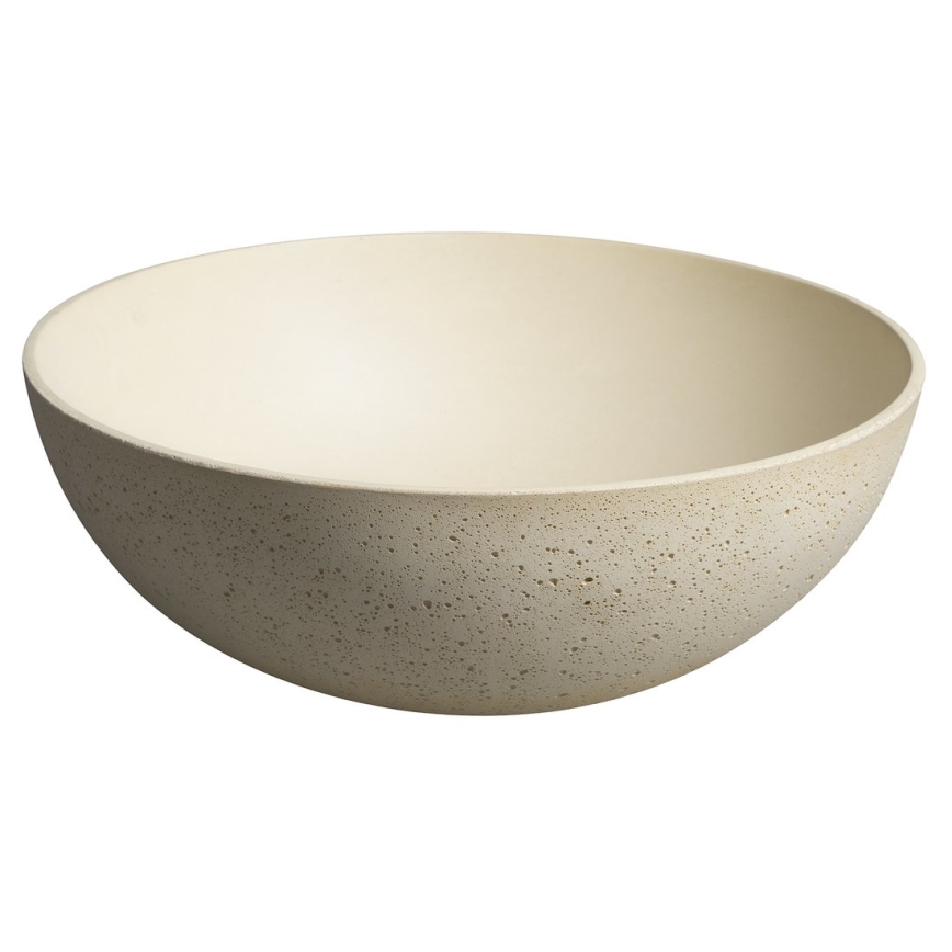 Sapho - Umivaonik na radnu ploču FORMIGO, prečnika 39 cm, beton/bež