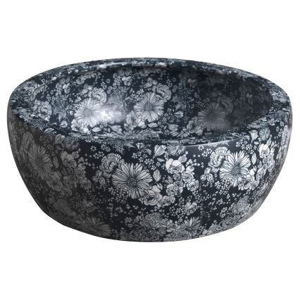 Sapho - Umivaonik za ploču PRIORI prečnik 41 cm keramika/plava