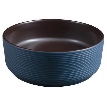 Sapho - Umivaonik za ploču PRIORI Ø 41 cm braon/plav