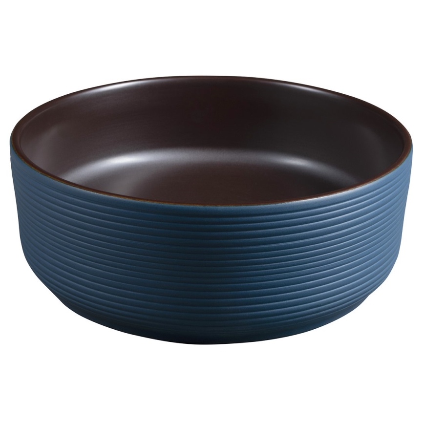 Sapho - Umivaonik za ploču PRIORI Ø 41 cm braon/plav