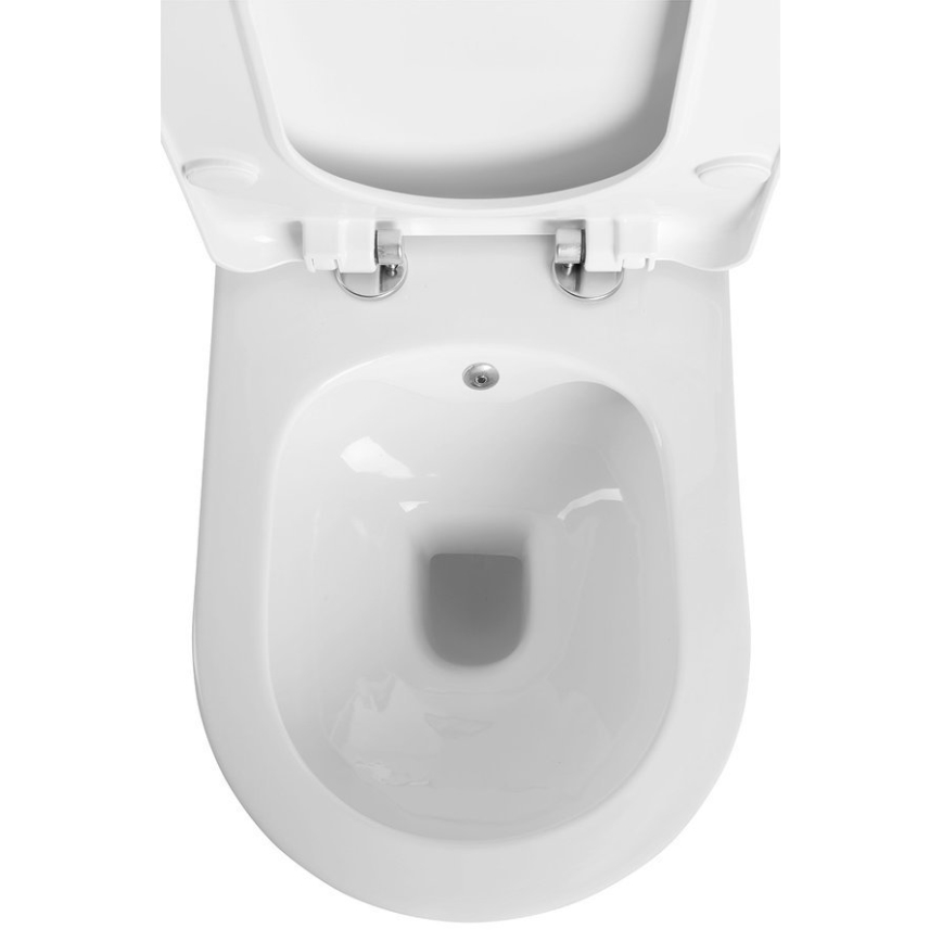 Sapho - Zidna WC šolja sa bide tušem AVVA CLEANWASH keramika/bela