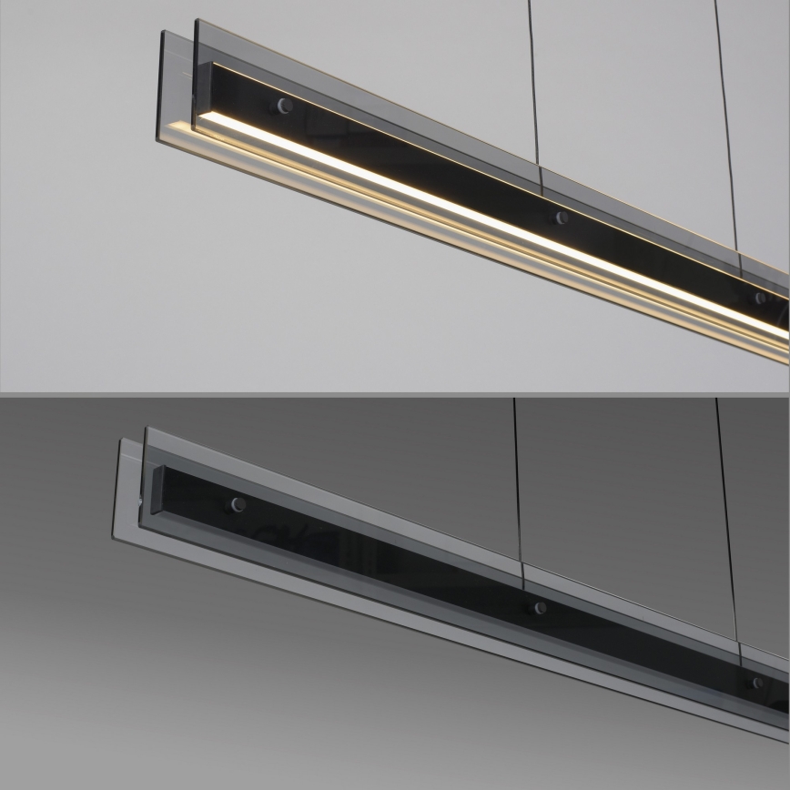Schöner Wohnen 11316-18 - LED prigušiva luster na sajli LENA LED/32W/230V 105 cm crna