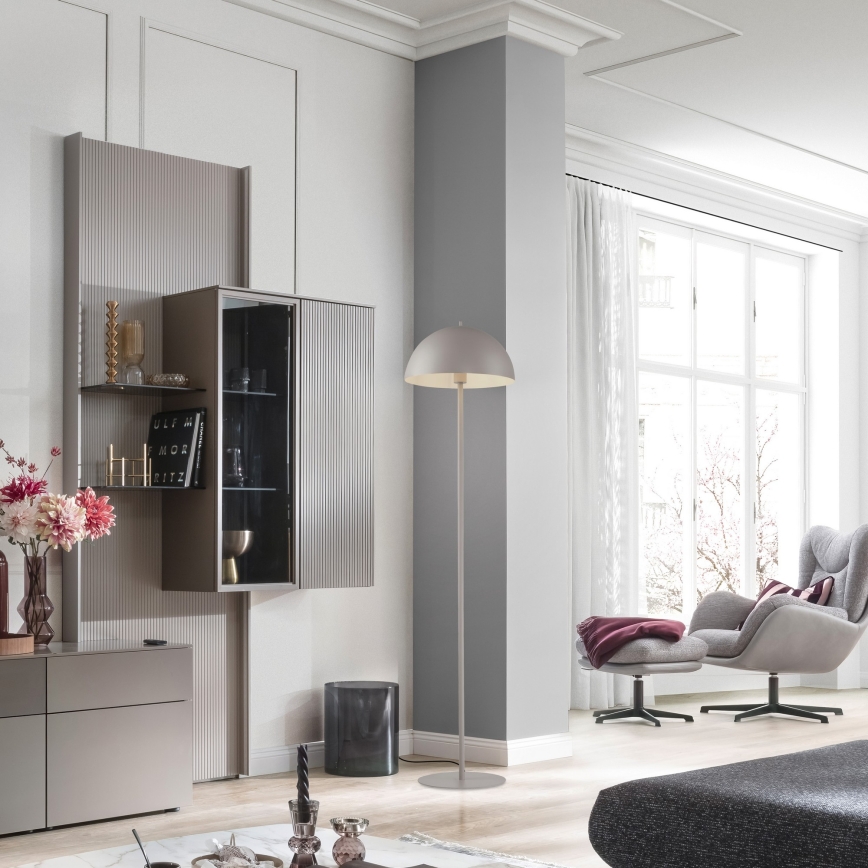 Schöner Wohnen 11727-39 - Stojeća lampa ALI 1xE27/25W/230V siva