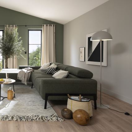 Schöner Wohnen 11727-39 - Stojeća lampa ALI 1xE27/25W/230V siva