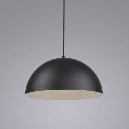 Schöner Wohnen 11728-18 - Luster na sajli ALI 1xE27/25W/230V prečnik 38 cm crna