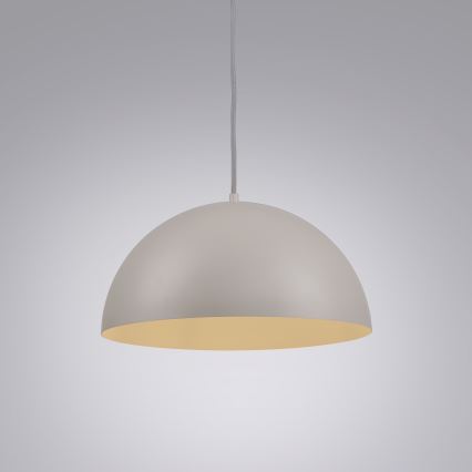 Schöner Wohnen 11728-39 - Luster na sajli ALI 1xE27/25W/230V prečnik 38 cm siva