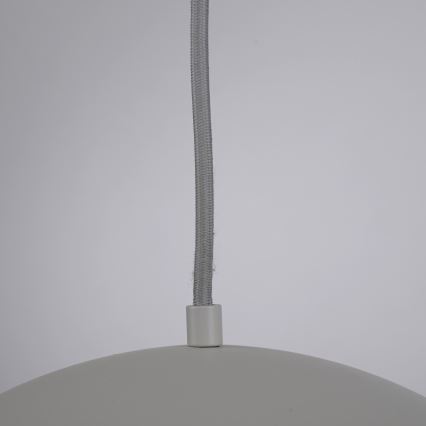 Schöner Wohnen 11728-39 - Luster na sajli ALI 1xE27/25W/230V prečnik 38 cm siva