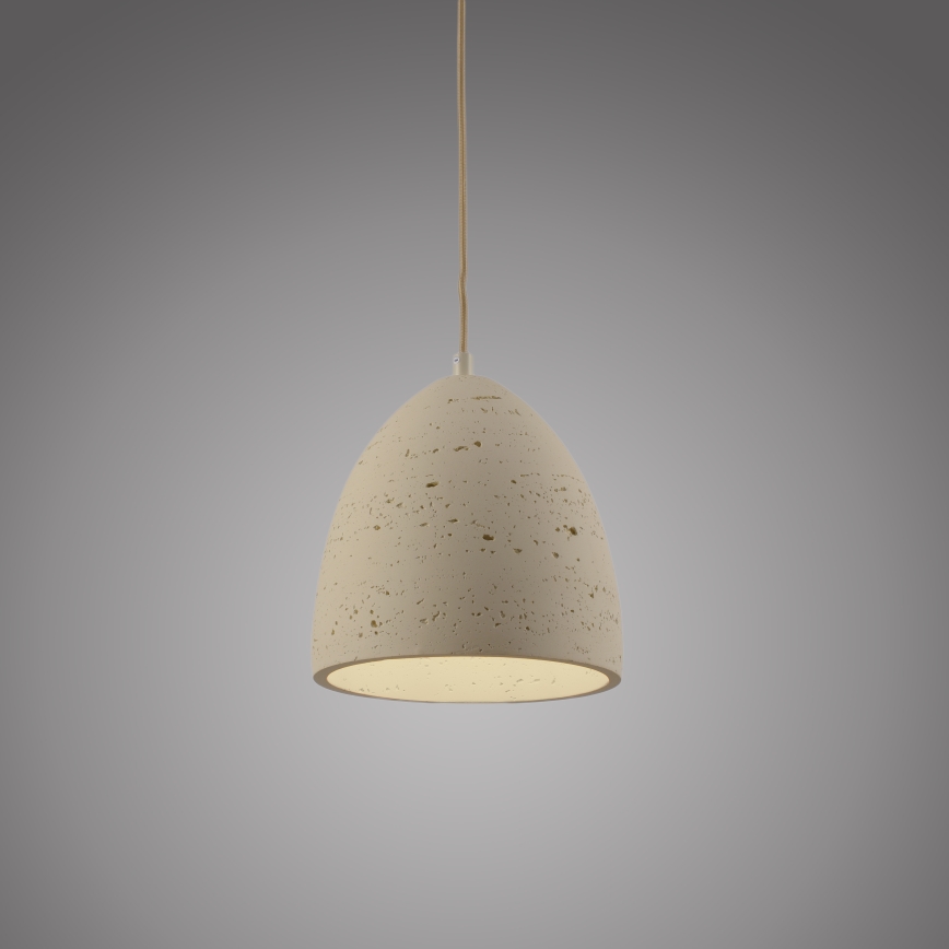 Schöner Wohnen 12540-42 - Luster na sajli TRAVENTA 1xE27/40W/230V prečnik 21 cm beton