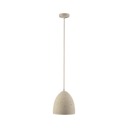 Schöner Wohnen 12540-42 - Luster na sajli TRAVENTA 1xE27/40W/230V prečnik 21 cm beton