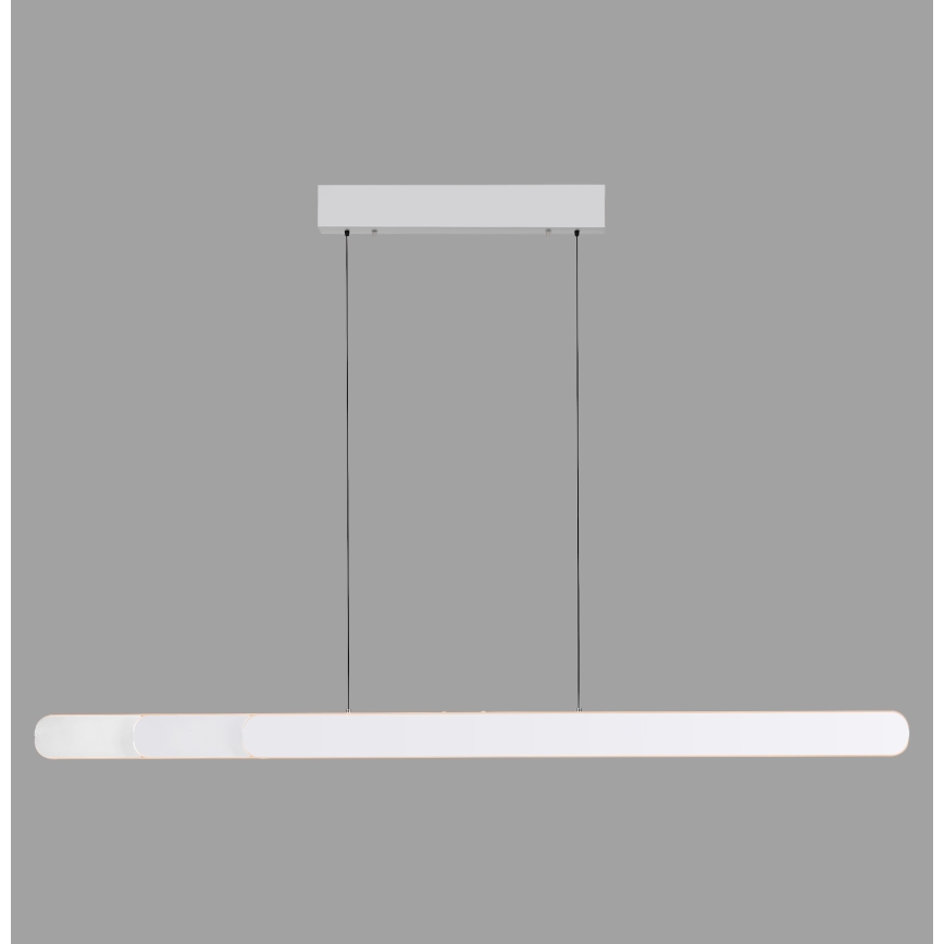 Schöner Wohnen 12577-16 - LED prigušiva luster na sajli ADRIANA ROUND 2xLED/24W/230V 2700/3000/3500/4000/5000K 160 cm bela