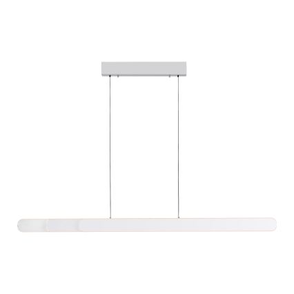 Schöner Wohnen 12577-16 - LED prigušiva luster na sajli ADRIANA ROUND 2xLED/24W/230V 2700/3000/3500/4000/5000K 160 cm bela